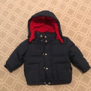 Ralph Lauren 18 month old navy puffer coat